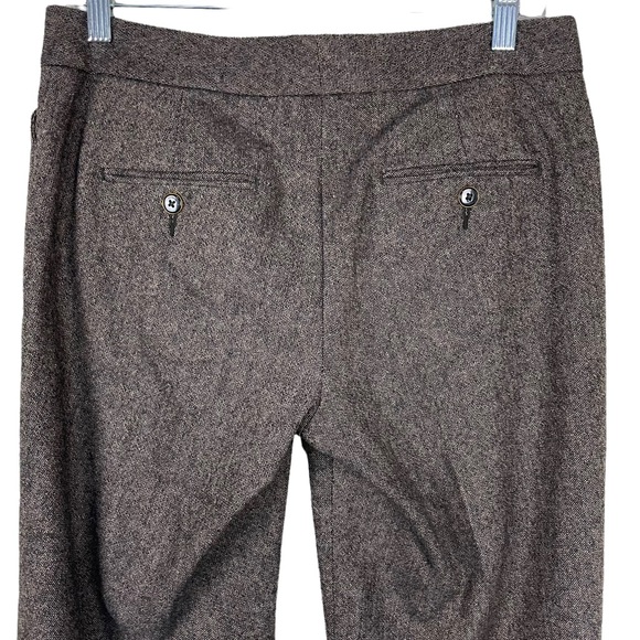 Express Design Studio Tweed Editor Trouser Size 6 Professional Career Work Pants - Picture 8 of 13
